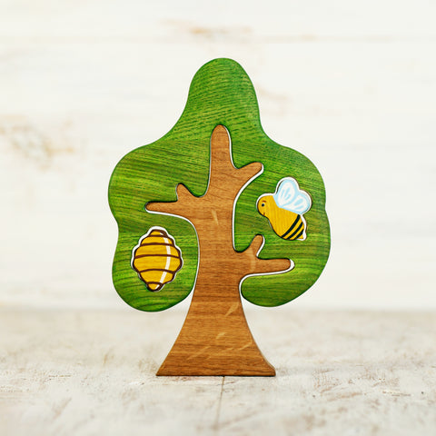 Tree with Bee and Beehive