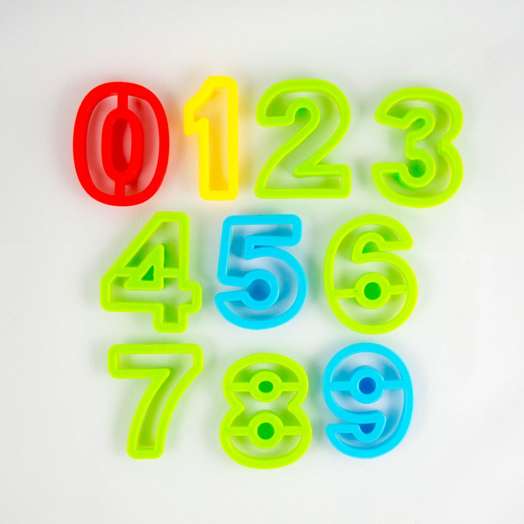 Numbers Playdough Cutters