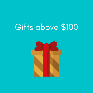 Gifts above $100