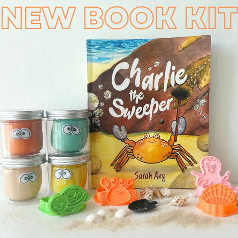 "Charlie the Sweeper" Playdough Book Kit