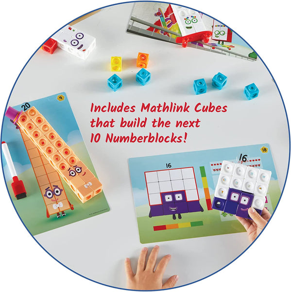 *Clearance AS-IS* MathLink® Cubes Numberblocks 11–20 Activity Set