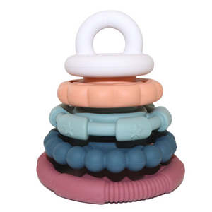 *Clearance AS-IS* Jellystone Rainbow Stacker and Teether Toy - EARTH