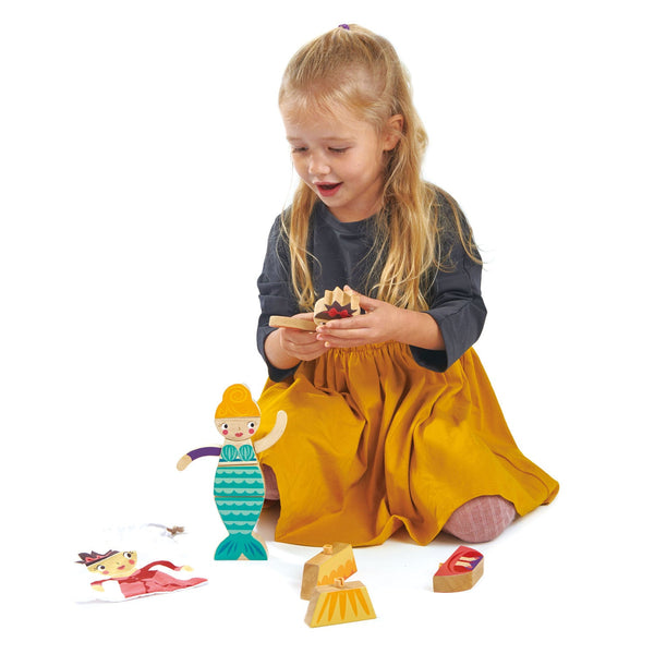 CLEARANCE AS-IS Princess & Mermaid Construction Playset