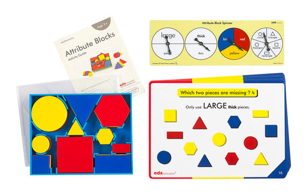 CLEARANCE AS-IS Attribute Block Activity Set (good for teaching Geometry)