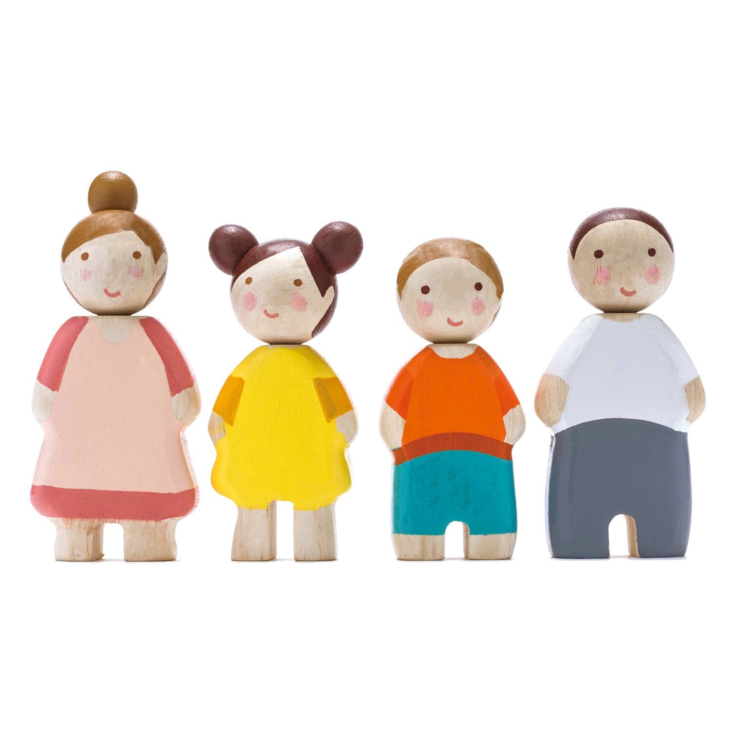 CLEARANCE AS-IS Doll Family of 4 (sturdy arms & legs)