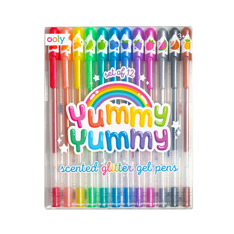 Ooly Yummy Yummy Scented Glitter Gel Pens (Set of 12)