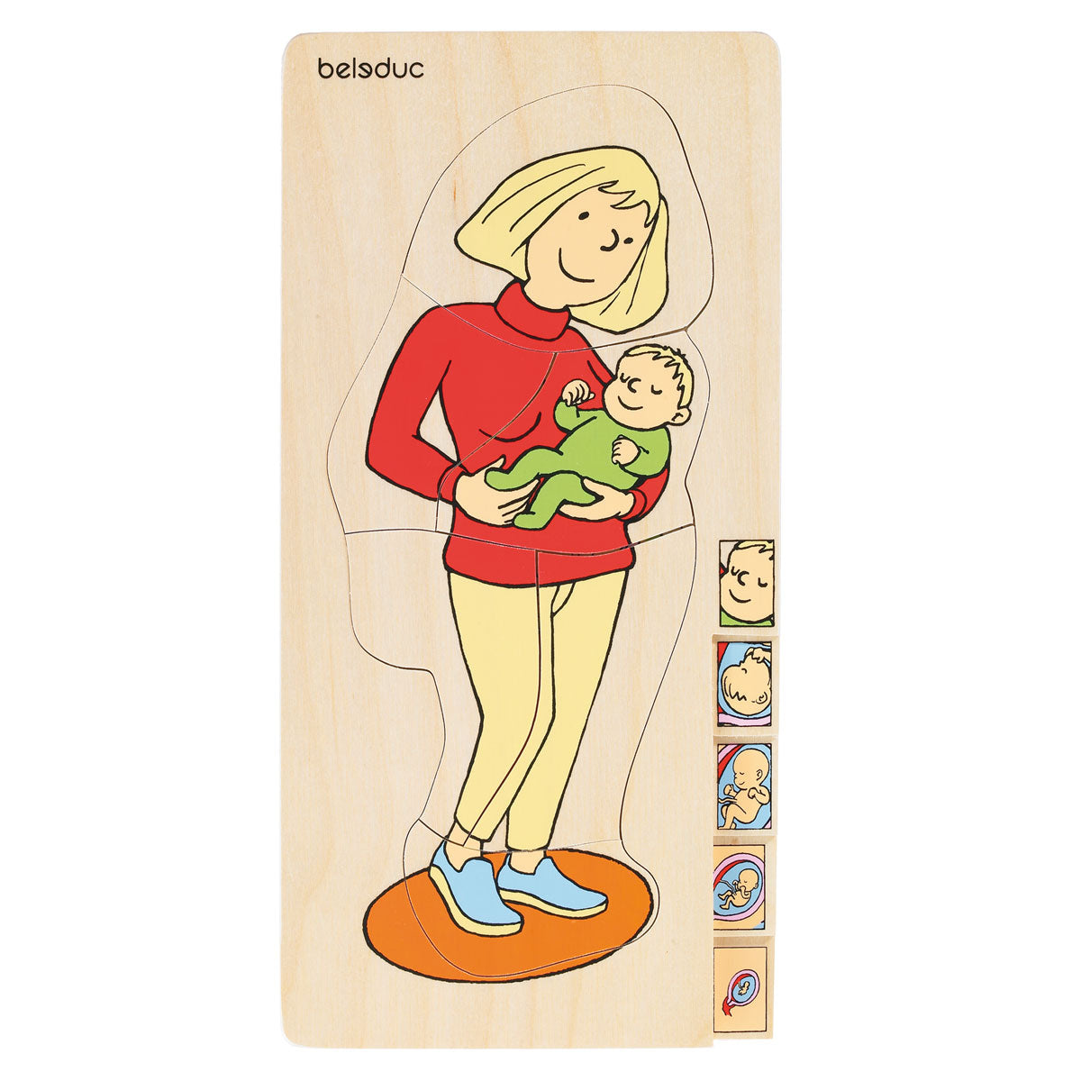 Beleduc 5-in-1 Puzzle Mother w child (German Brand)