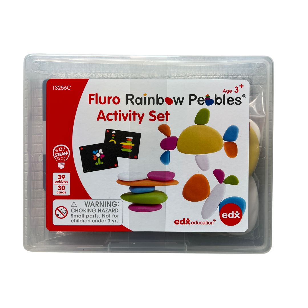 Fluro Rainbow Pebbles Activity Set (New colors!)