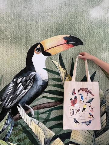 Birds of Singapore Tote Bag