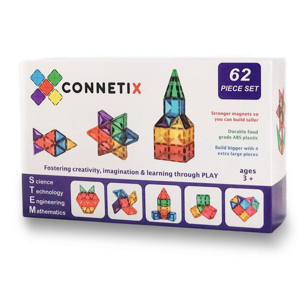 Connetix 62 Piece Starter Pack *Best for 1st intro set*
