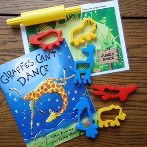 "Giraffes Can't Dance” by Giles Andreae Playdough Book Kit