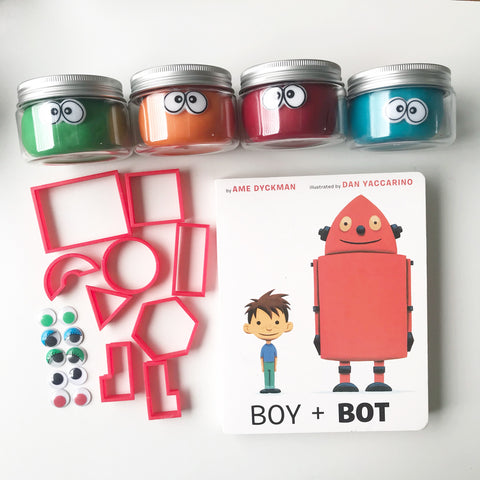 Boy + Bot Playdough Book Kit