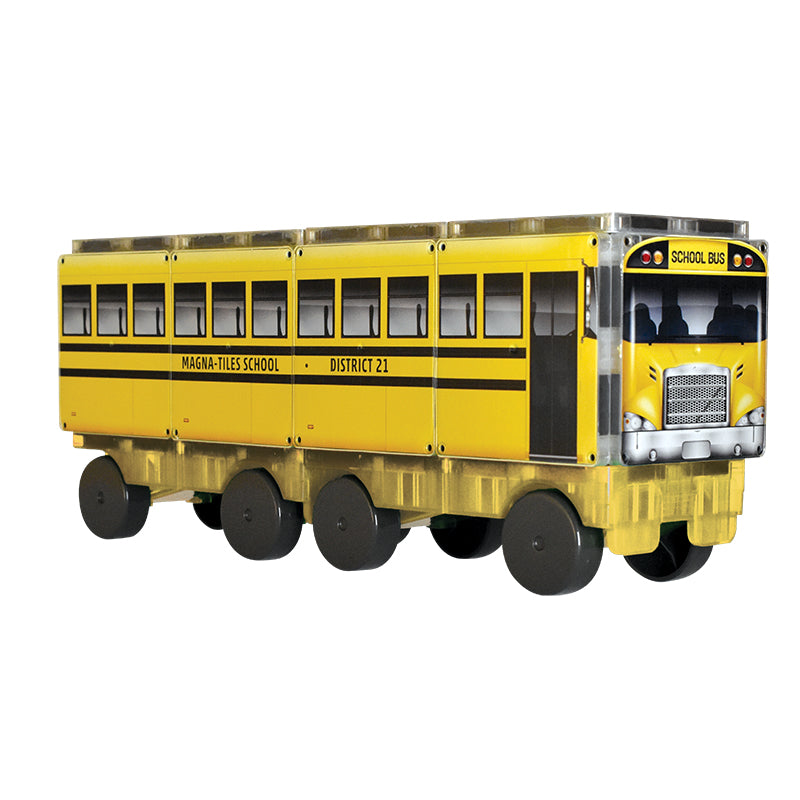 Zoom! 123 Yellow School Bus Magna-Tiles®