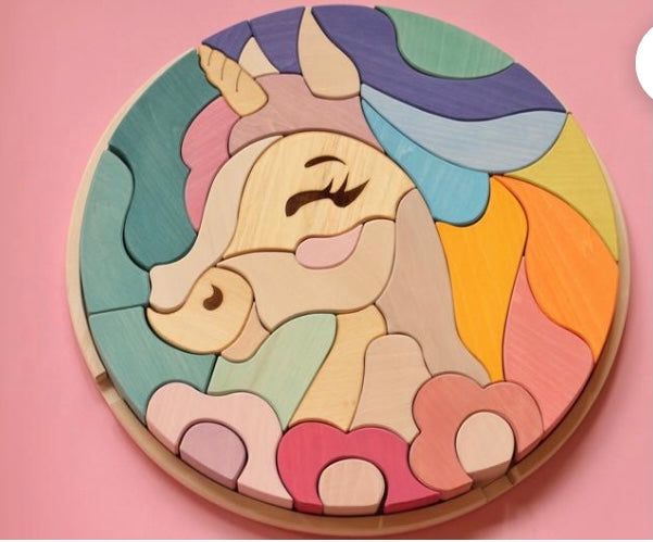 Rainbow Unicorn Puzzle *New in 2021*