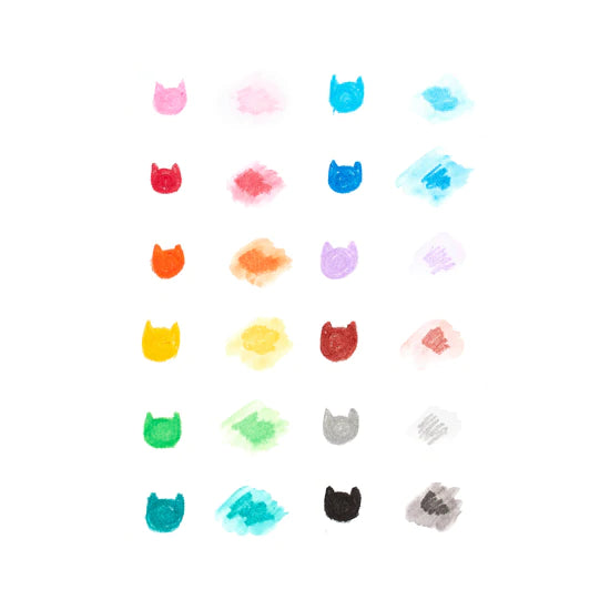 Ooly Cat Parade Gel Crayons Rainbow (Set of 12)