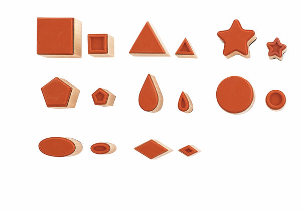 Geometry Shapes Stampers Activity Set