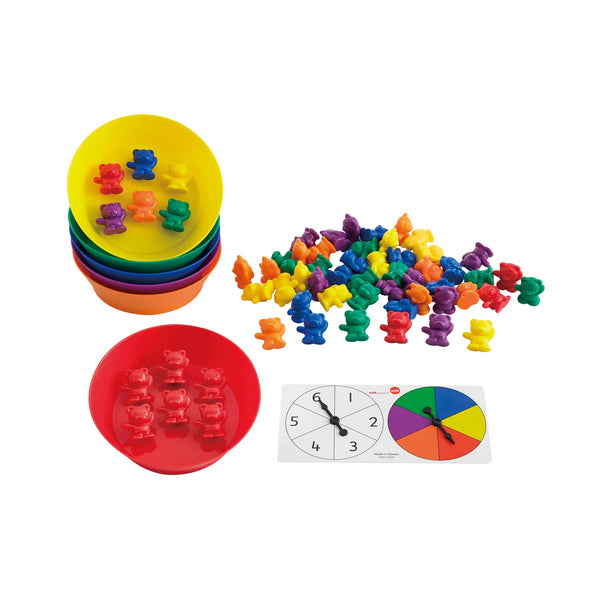 Rainbow Bears & Bowls Spinner Set