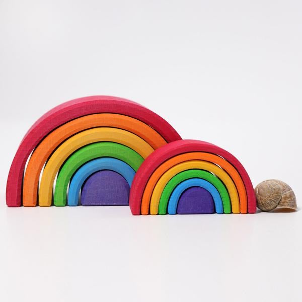 Grimms 6 piece SMALL Rainbow (Bright) *In Stock*