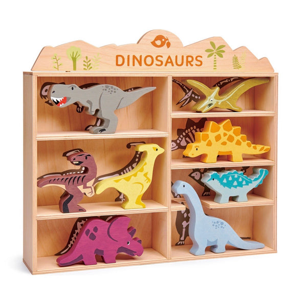 Dinosaurs + Display Wood Shelf with Skeleton prints *new in 2020*