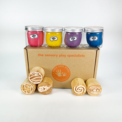 Space Wooden Stamps Playdough Kit 1