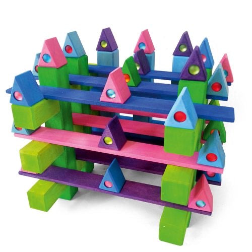 Bauspiel Rainbow Building Rods (100 pieces)
