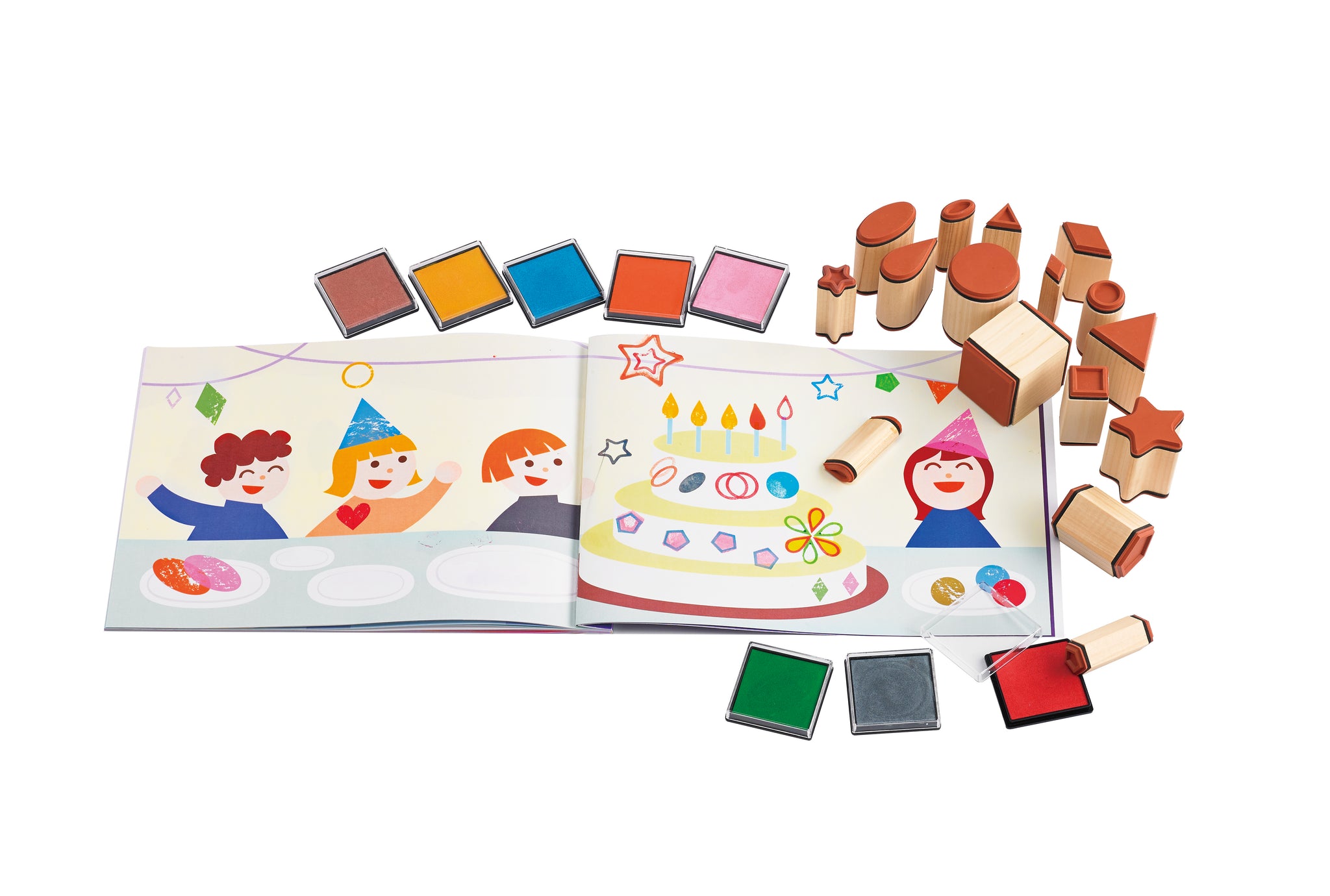 Geometry Shapes Stampers Activity Set
