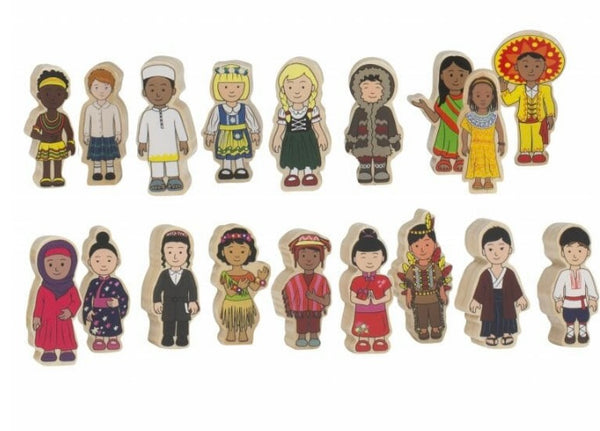 CLEARANCE AS-IS Children Around the World *18 pieces* (culturally rich)