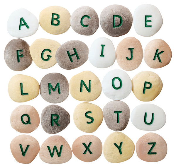 Uppercase Alphabet Pebbles