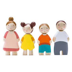 Doll Family of 4 (sturdy arms & legs)